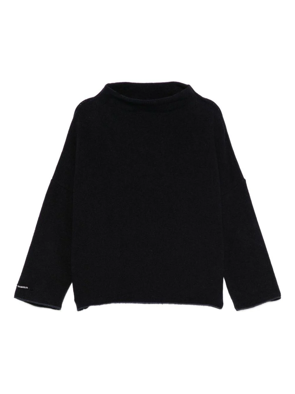 Maglione per neonata Album Di Famiglia Kids nero con maniche a 3/4