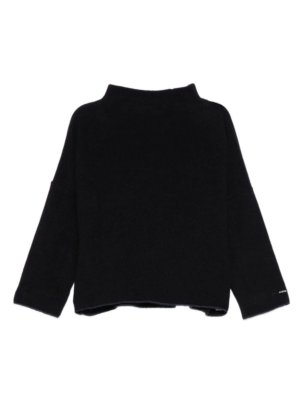 Maglione per neonata Album Di Famiglia Kids nero con maniche a 3/4 - Image 2
