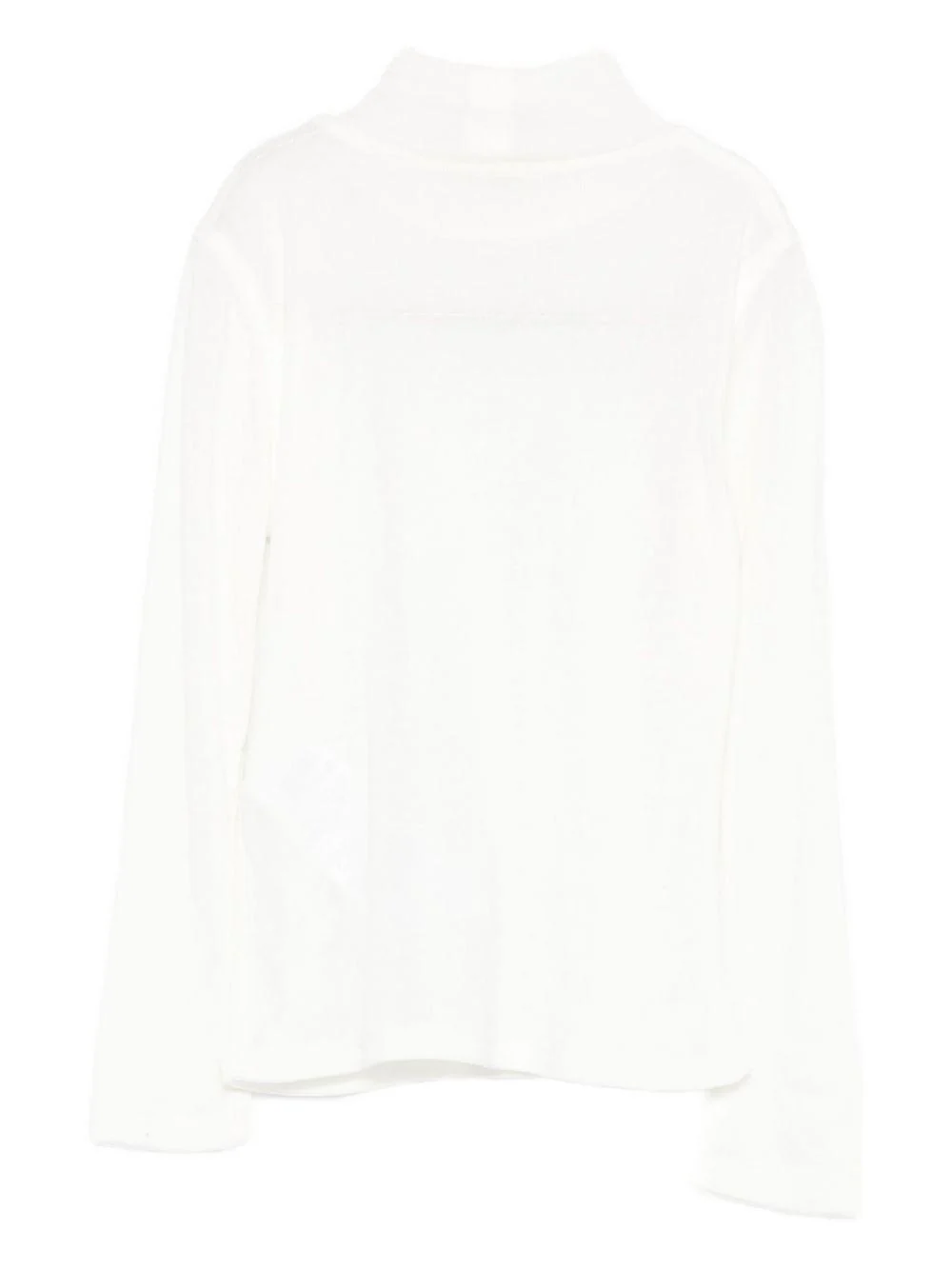 Maglione per neonata Elisabetta Franchi La Mia Bambina bianco con collo alto - Image 2