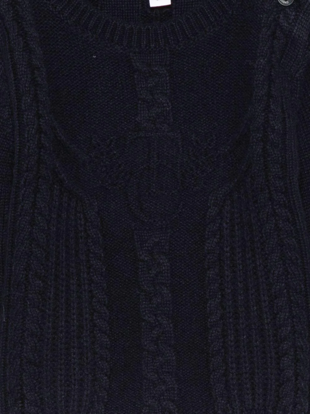 Maglione per neonato Tartine Et Chocolat blu con chiusura a bottoni - Image 2