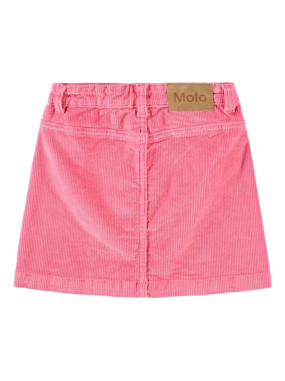 Minigonna per bambina Molo rosa con chiusura frontale con abbottonatura a pressione - Image 2