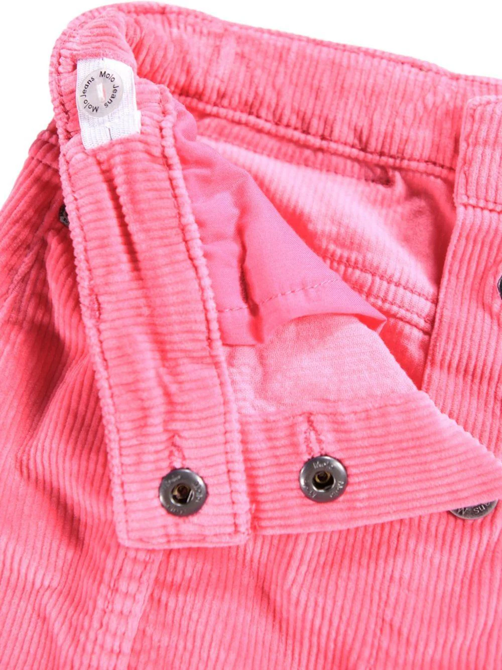 Minigonna per bambina Molo rosa con chiusura frontale con abbottonatura a pressione - Image 3