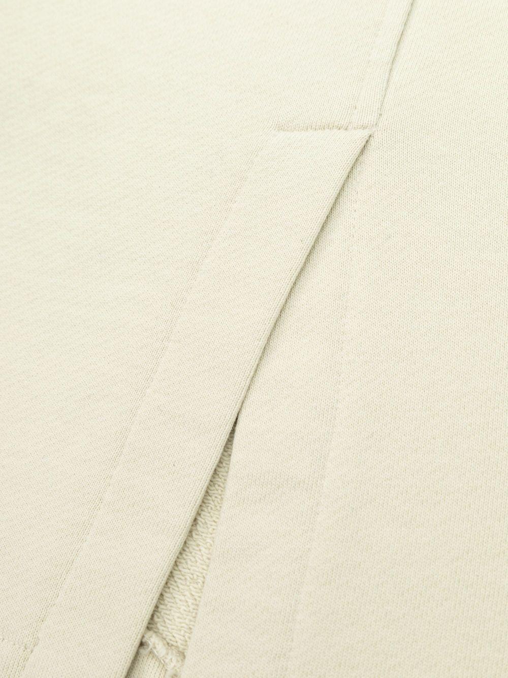 Gonna in cotone per bambina Off-White Kids bianco con spacco posteriore - Image 3