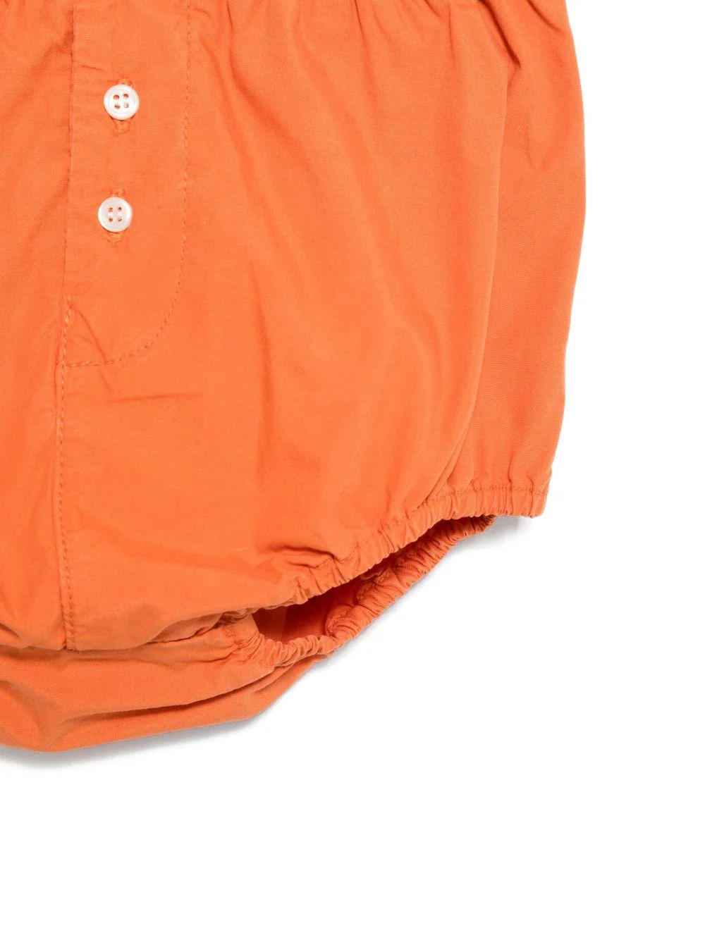 Pantaloncini in cotone per neonata Bonpoint arancione con vita elasticizzata - Image 3