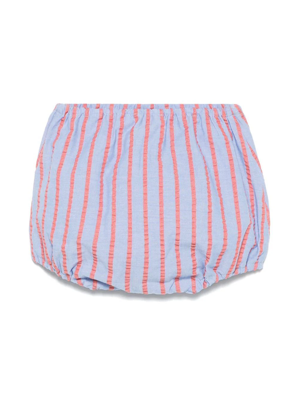 Pantaloncini per neonata Mariella Ferrari azzurro a righe - Image 2