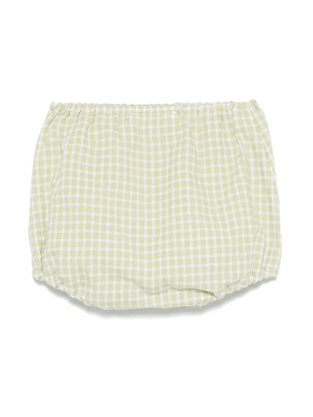 Pantaloncini per neonata Mariella Ferrari verde a quadri - Image 3