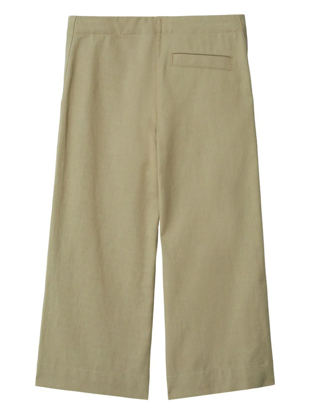 Pantaloni con ricamo Equestrian Knight per bambina Burberry Kids verde con taglio straight - Image 2