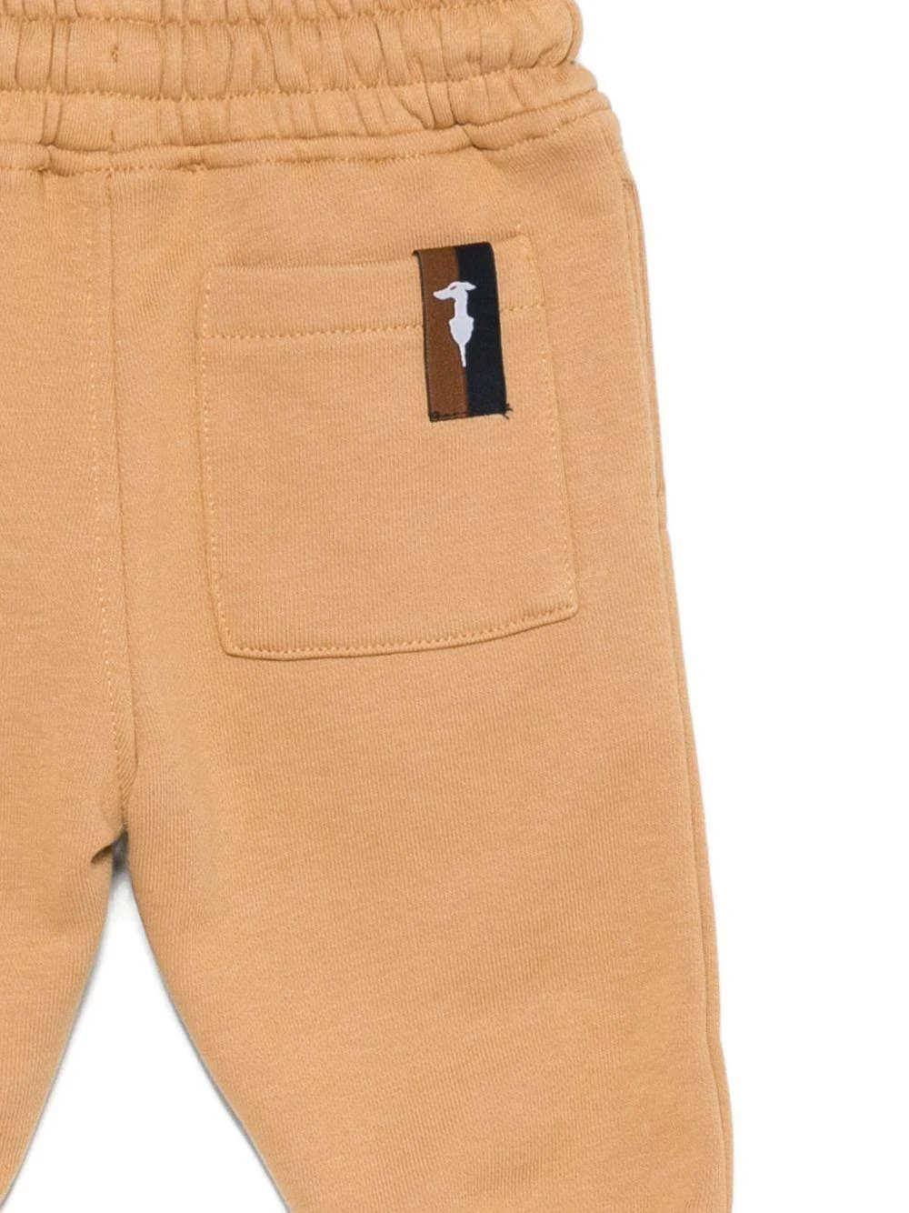 Pantaloni da tuta per neonato Trussardi Junior marroni con tasche applicate - Image 3