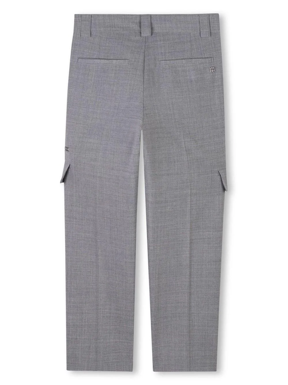 Pantaloni dritti per bambino Givenchy Kids grigio con piega stirata - Image 3
