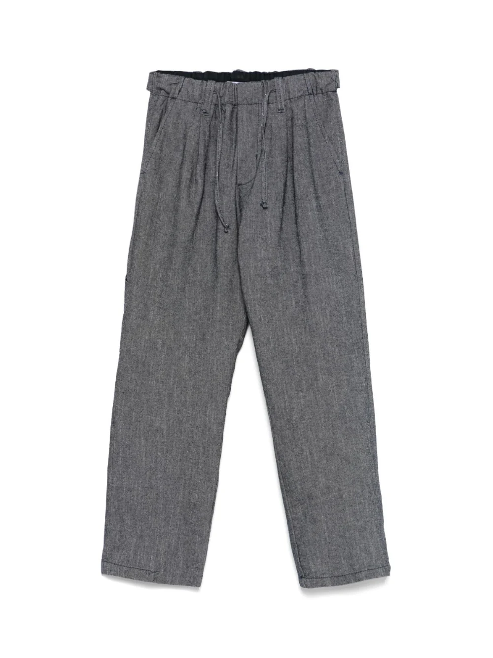 Pantaloni dritti per bambino Paolo Pecora Kids grigio con coulisse