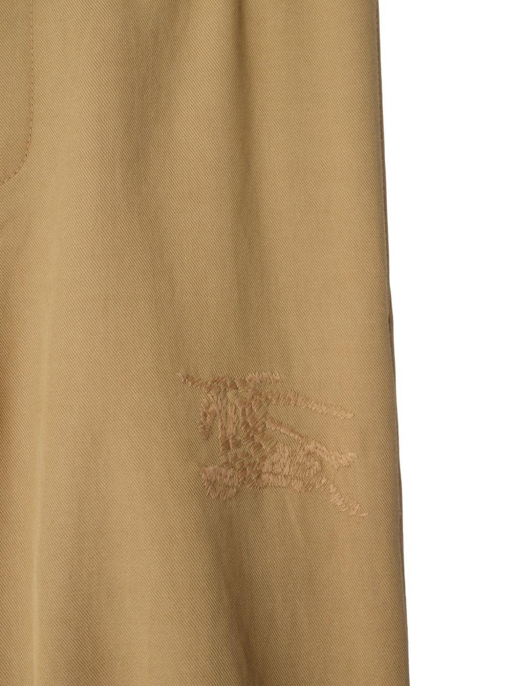Pantaloni Equestrian Knight per bambino Burberry Kids beige con vita elasticizzata - Image 3