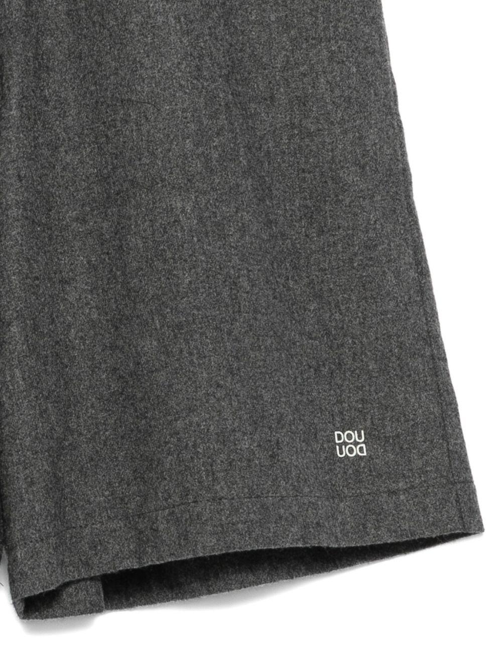 Pantaloni per bambina Douuod Kids grigi con orlo dritto - Image 2