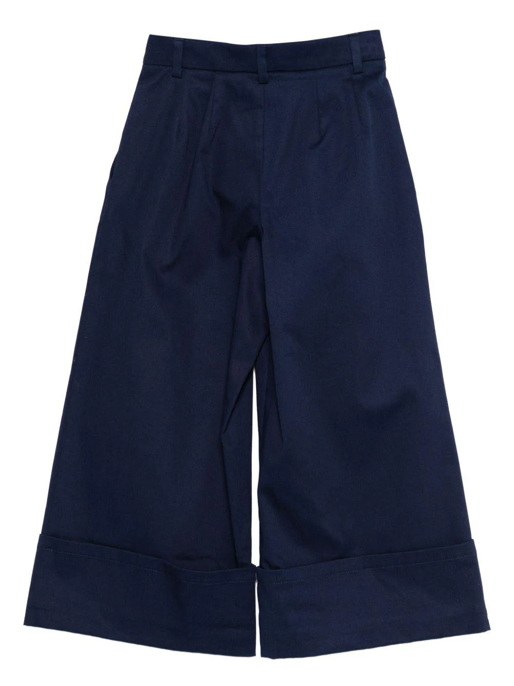 Pantaloni per bambina Fendi Kids blu con pinces - Image 3