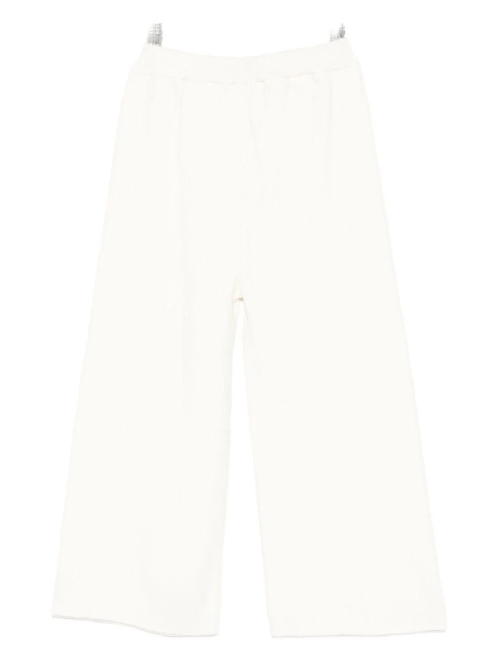 Pantaloni per bambina Louise Misha bianchi con elastico in vita - Image 2