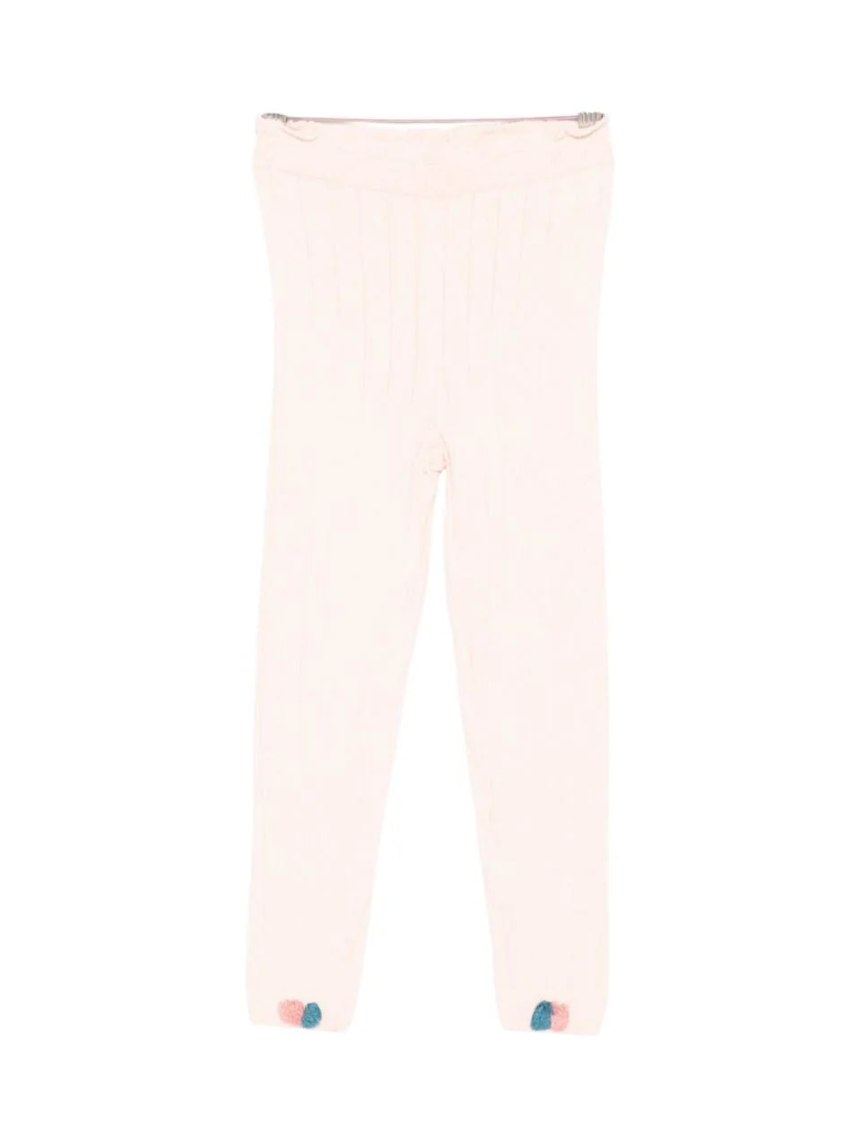 Pantaloni per bambina Louise Misha rosa con pompon colorati