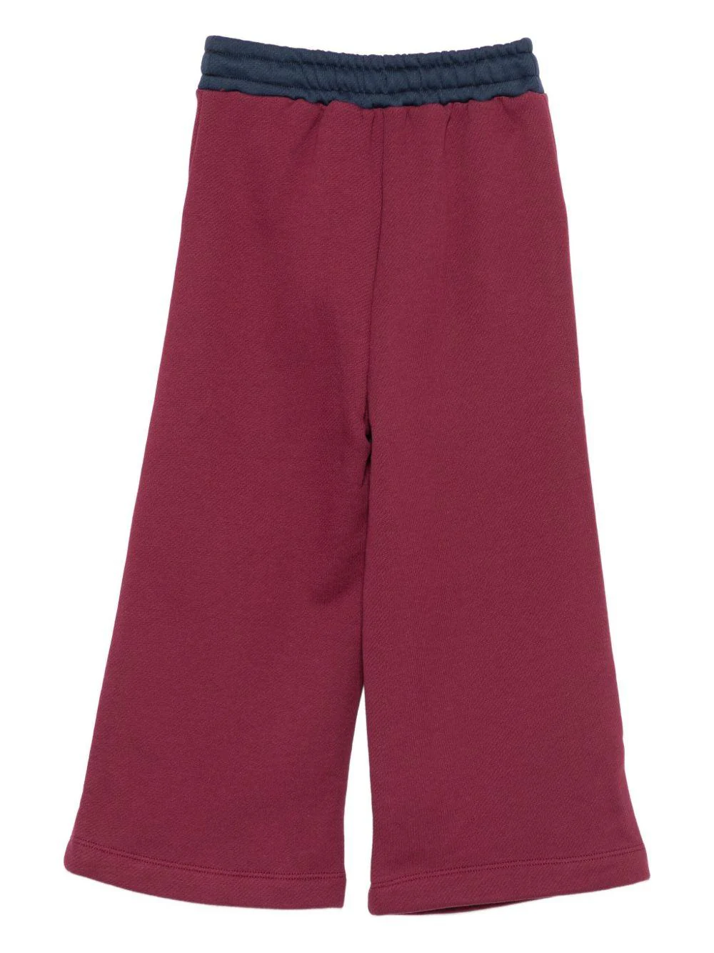 Pantaloni per bambina MSGM Kids rossi con stampa del logo - Image 2