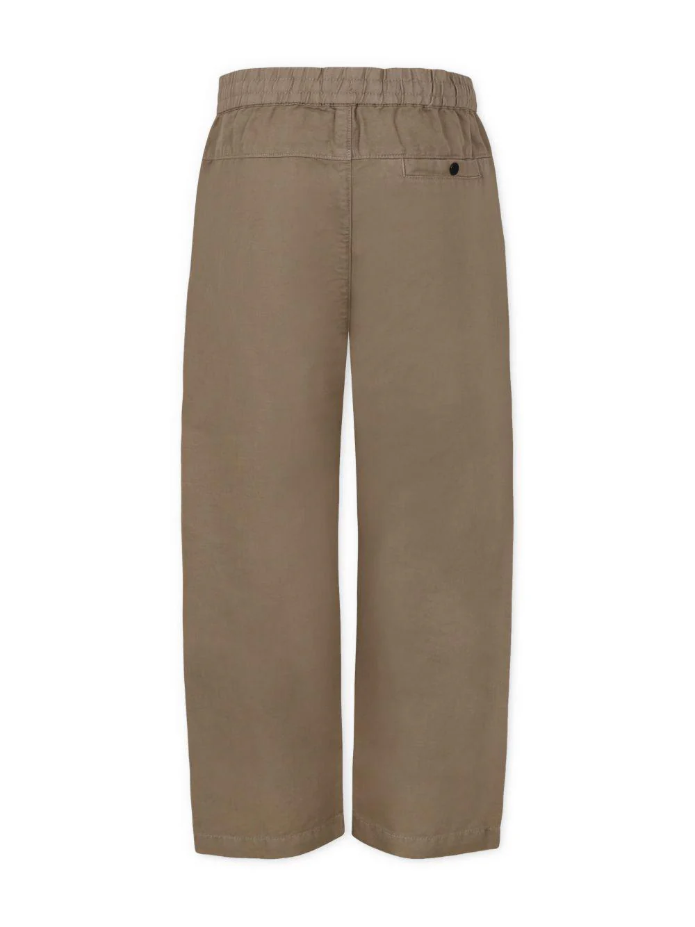 Pantaloni per bambino C.P. Company Kids marrone modello cargo con logo - Image 3