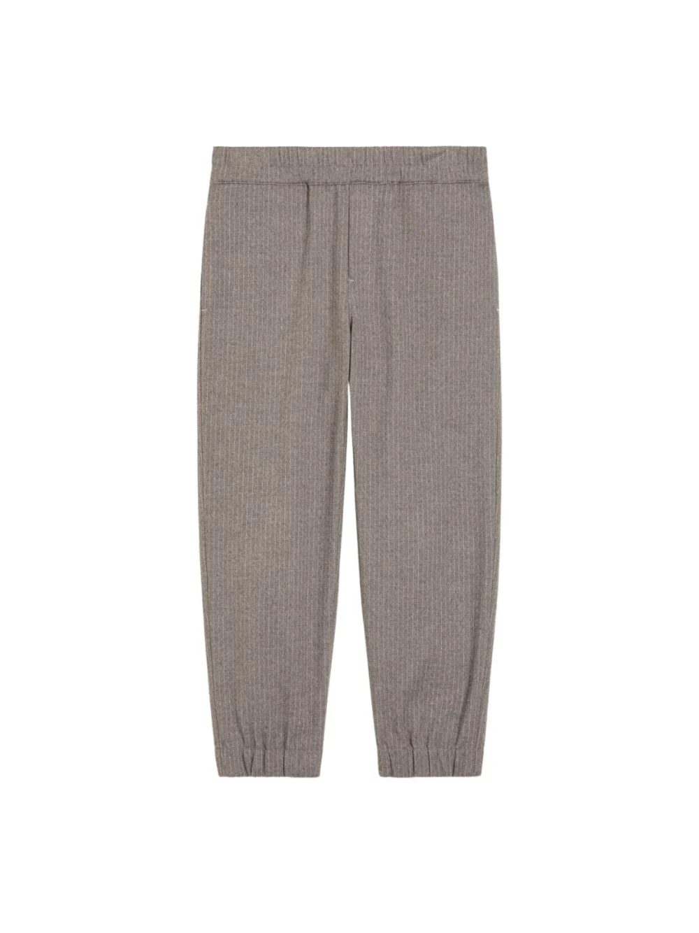 Pantaloni per bambino Dolce & Gabbana Kids grigi con motivo gessato