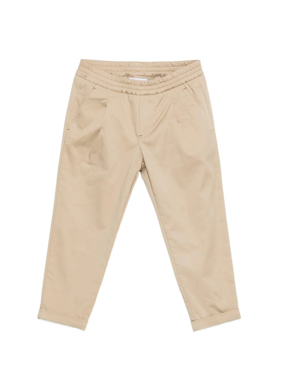 Pantaloni per bambino DONDUP Kids beige con vita elasticizzata