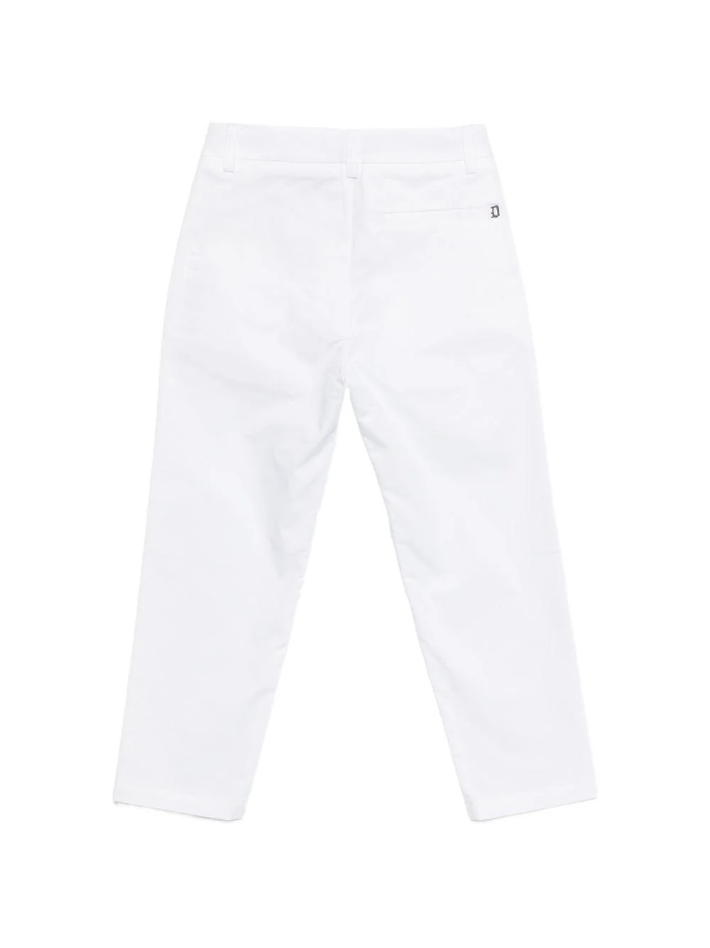 Pantaloni per bambino DONDUP Kids bianchi con tasca posteriore - Image 3