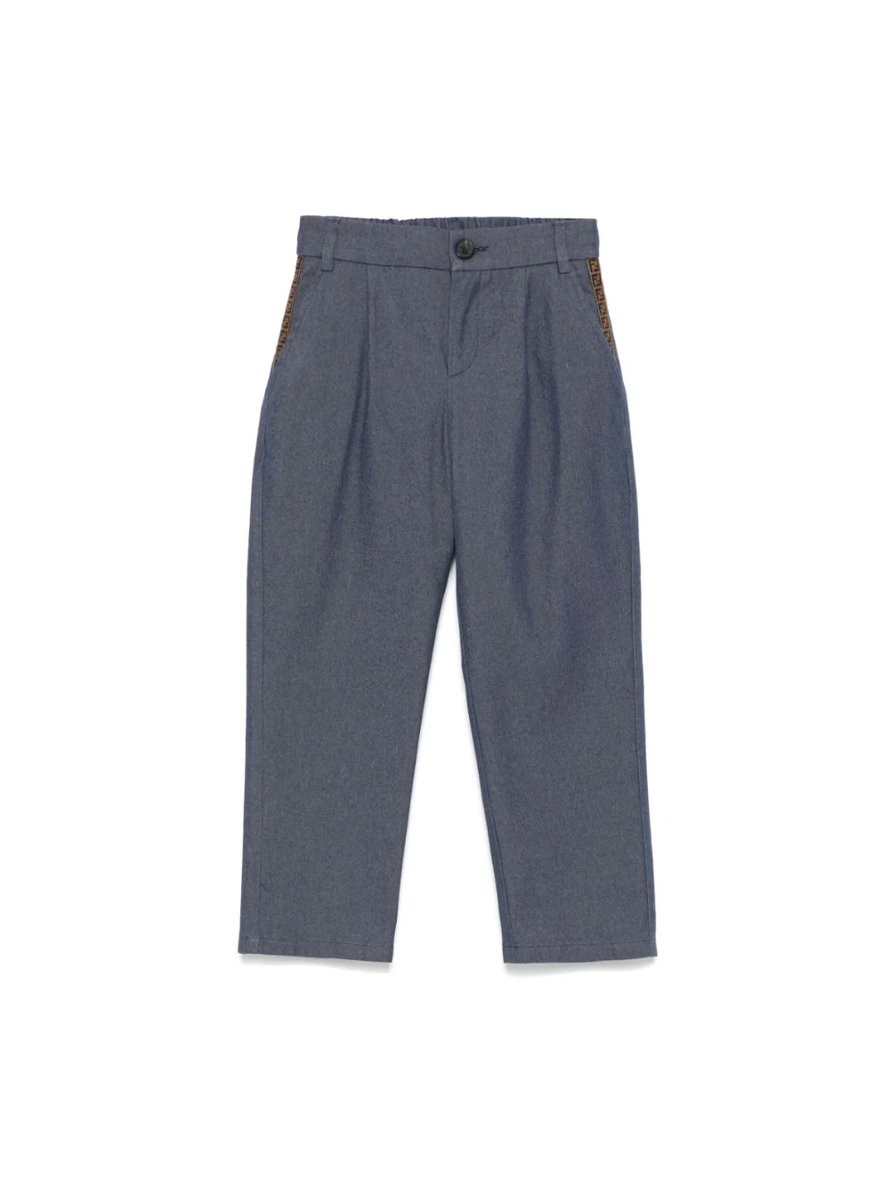 Pantaloni per bambino Fendi Kids grigio modello classico