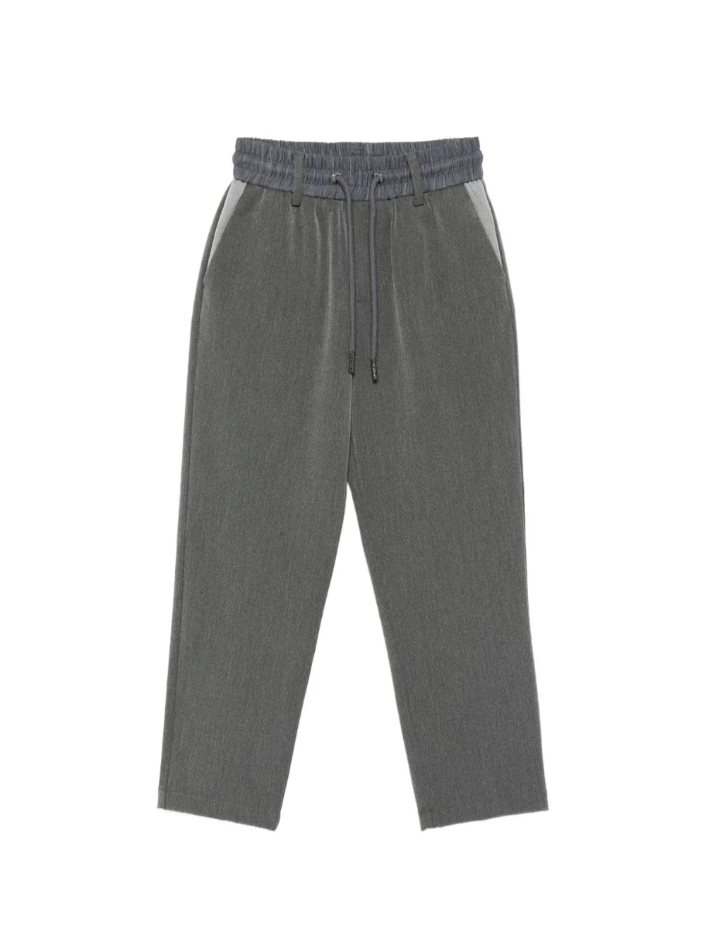 Pantaloni per bambino John Richmond Junior grigio con coulisse in vita