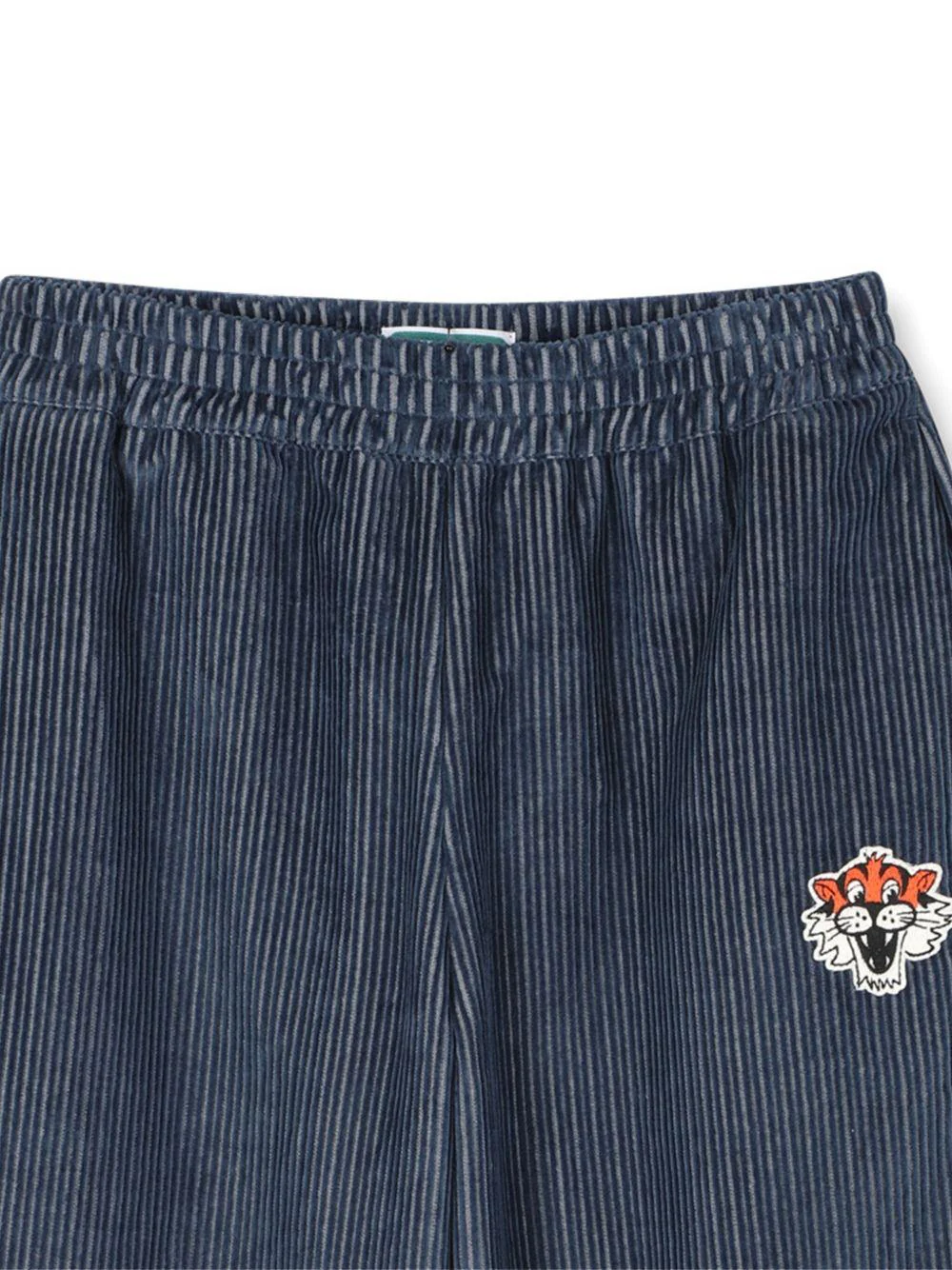 Pantaloni per bambino Kenzo Kids blu con vita elasticizzata - Image 3