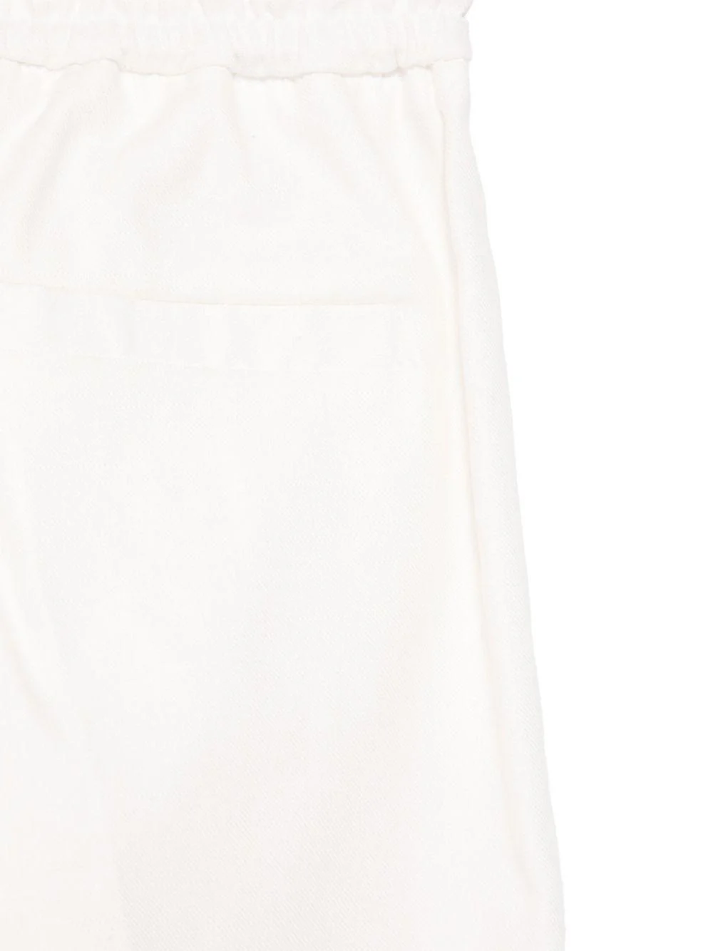 Pantaloni per bambino Paolo Pecora Kids bianco con coulisse - Image 2