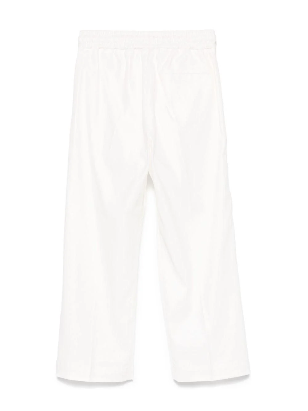 Pantaloni per bambino Paolo Pecora Kids bianco con coulisse - Image 3