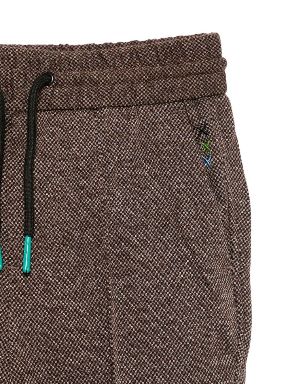 Pantaloni per bambino Scotch & Soda Kids marroni con coulisse - Image 2