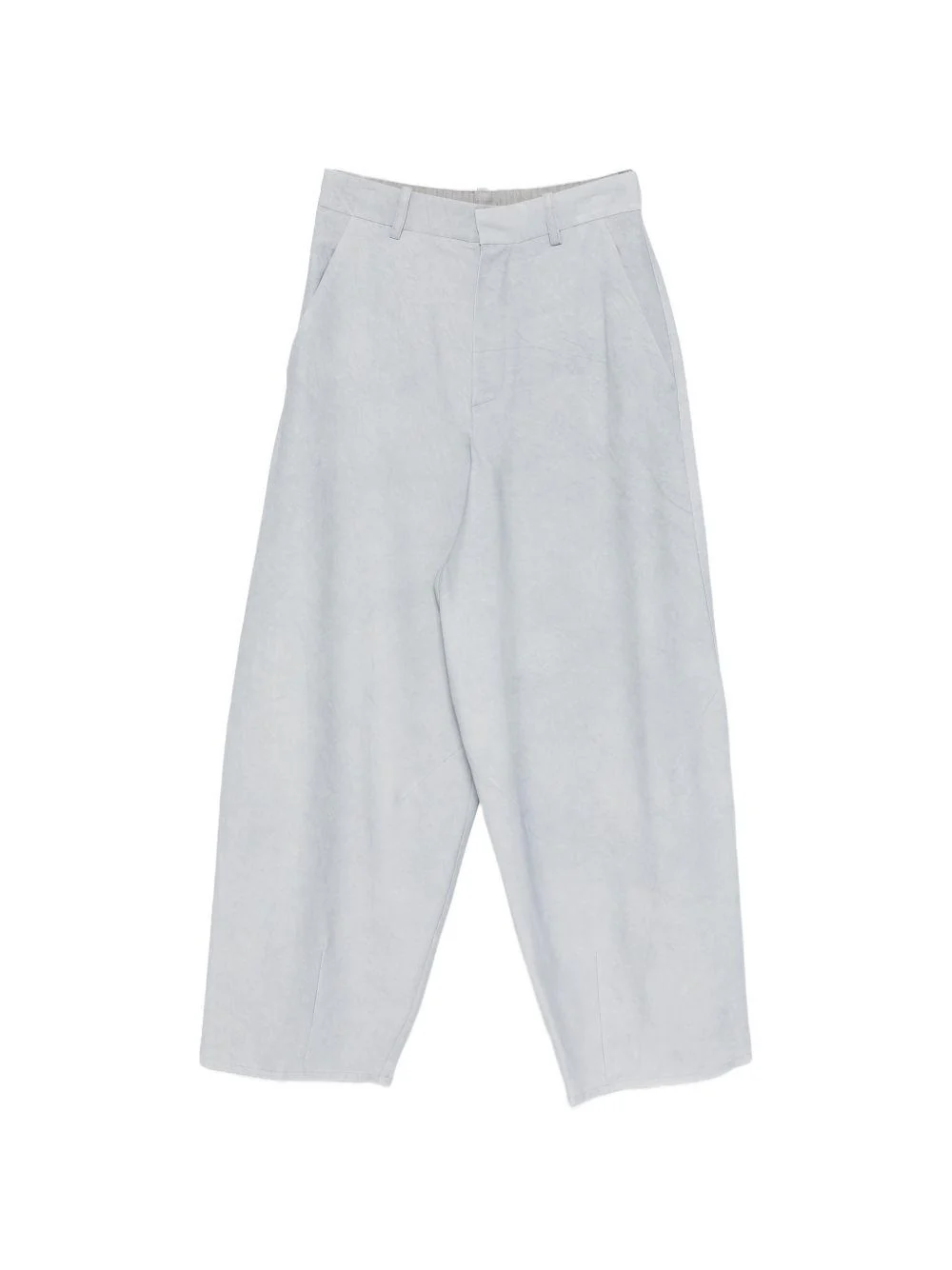 Pantaloni per donna Alysi azzurro modello con pieghe