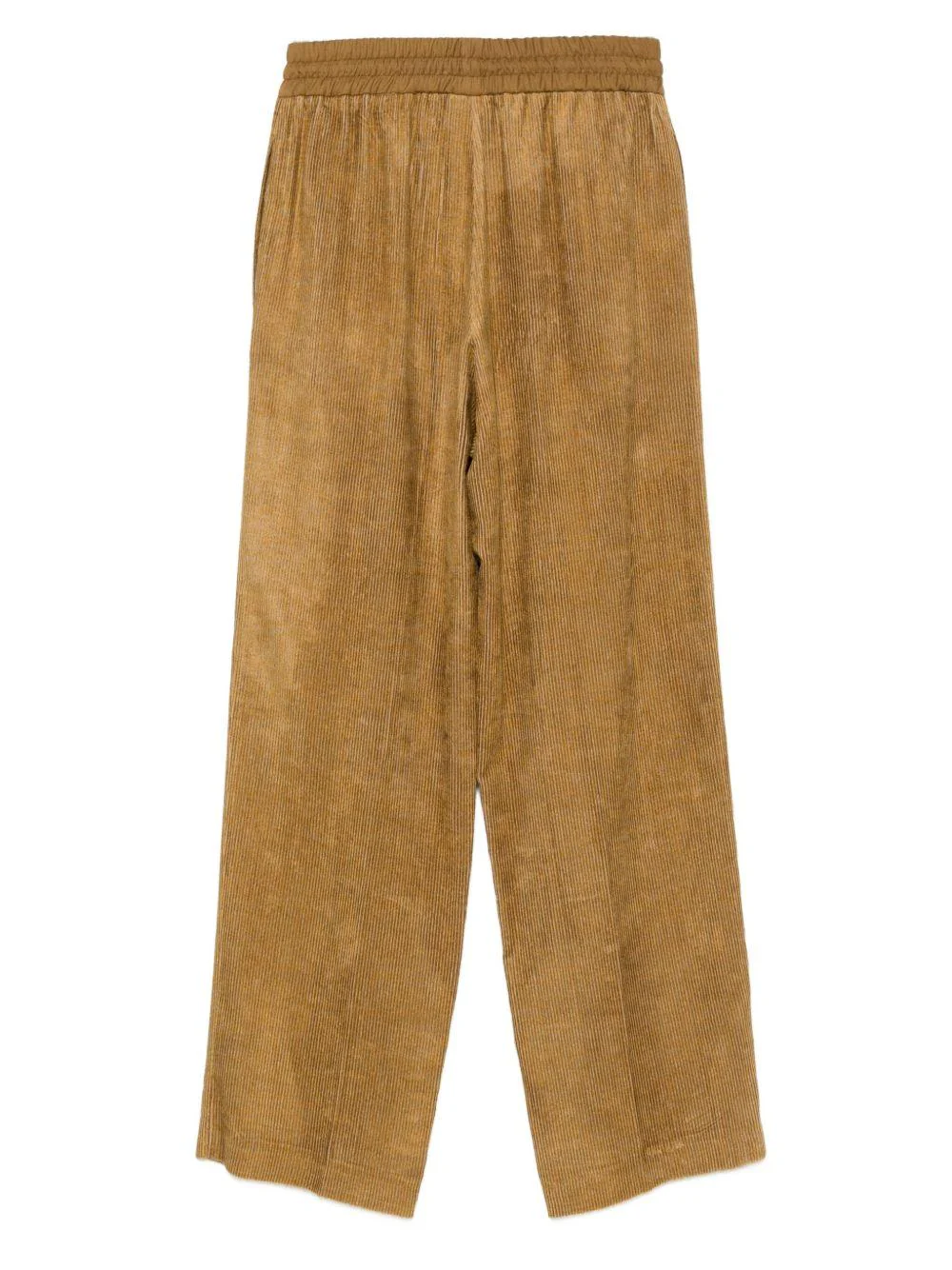 Pantaloni per donna Alysi beige con chiusura a coulisse - Image 3