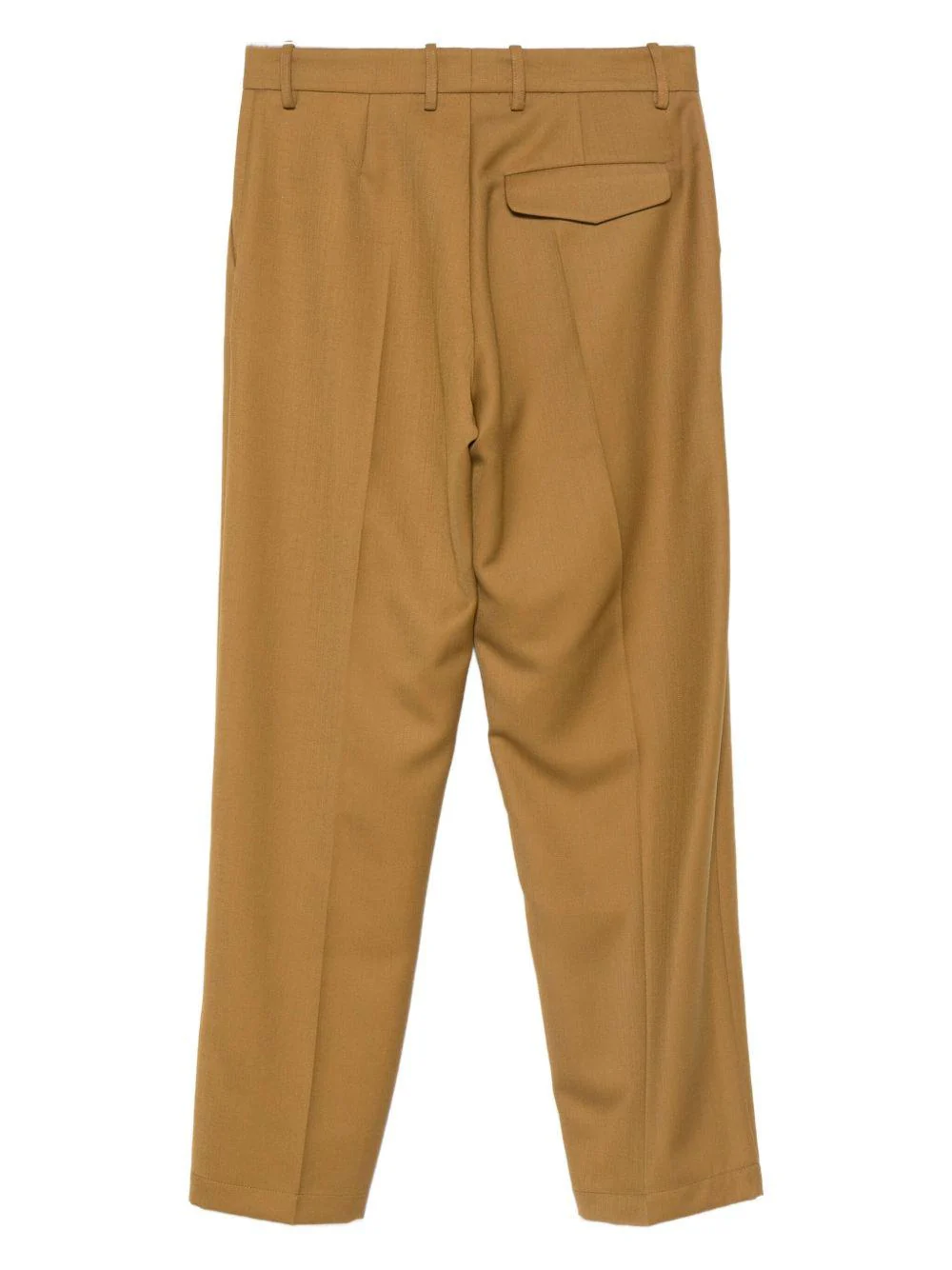 Pantaloni per donna Alysi marroni con tasca con patta - Image 2