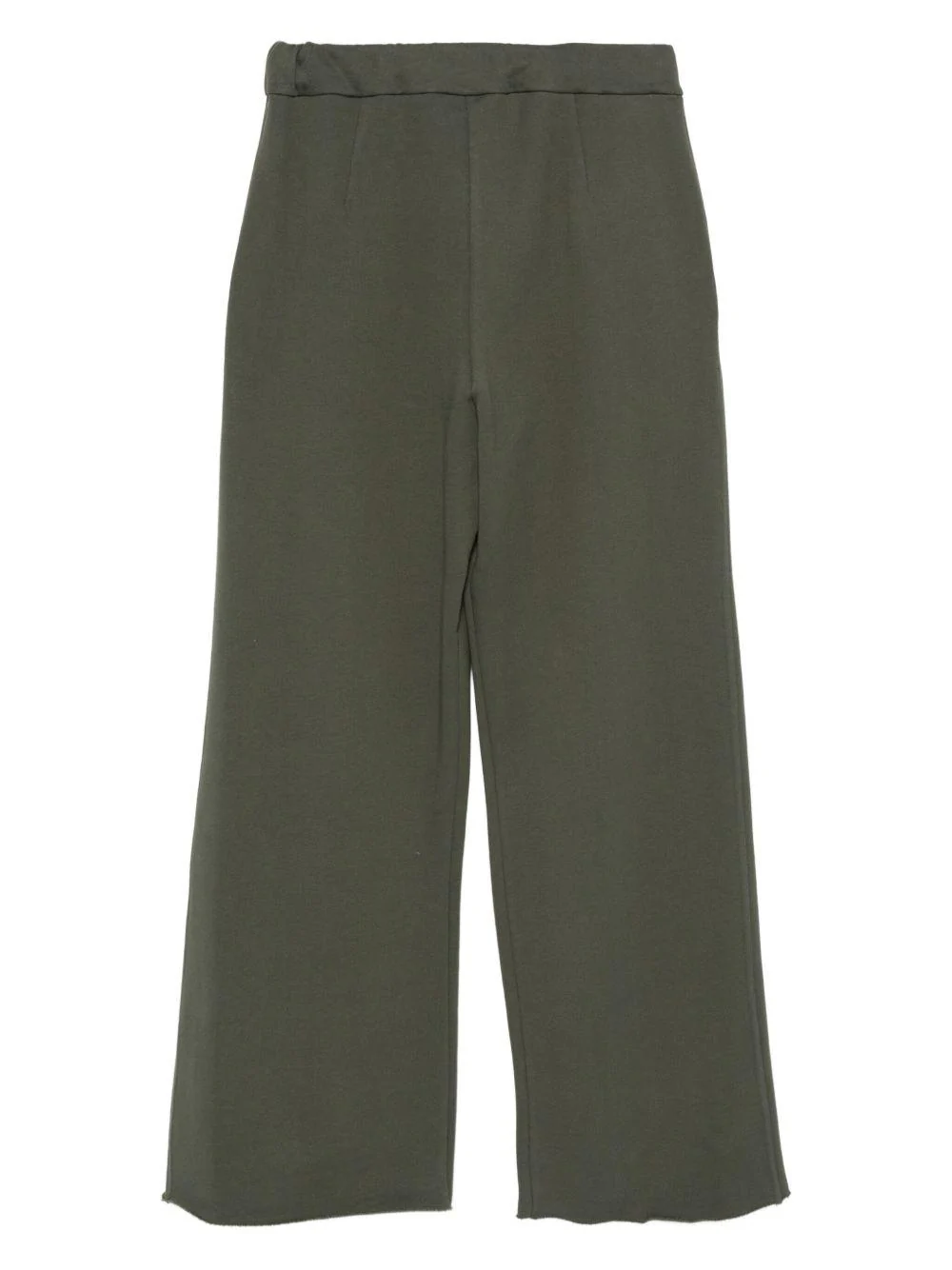 Pantaloni per donna Alysi verdi con dettagli plissettati - Image 3