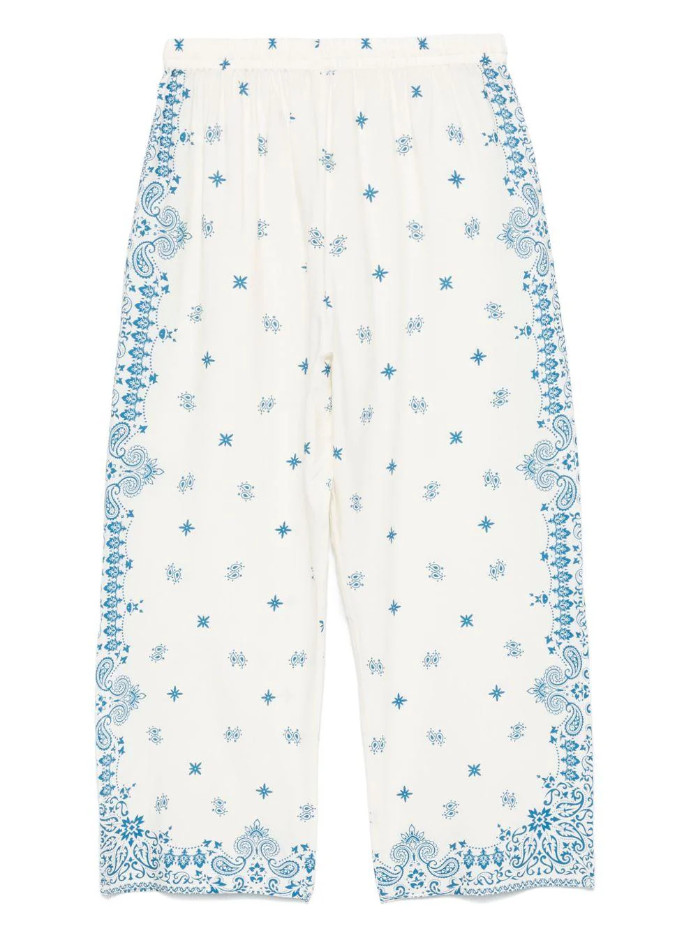 Pantaloni per donna MC2 Saint Barth Ikaria bianco con stampa grafica all-over - Image 2
