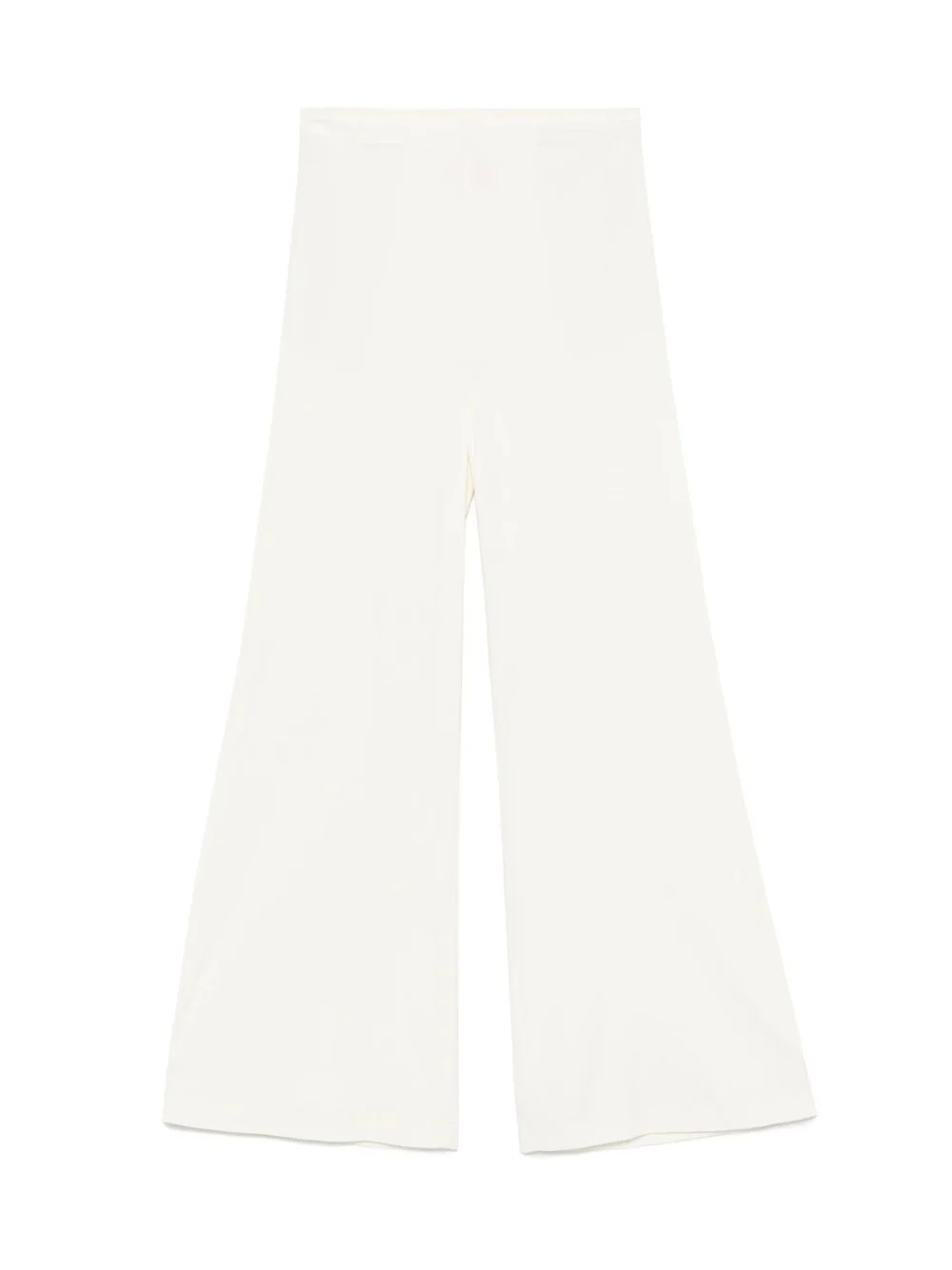 Pantaloni per donna Merci bianco a palazzo in crêpe