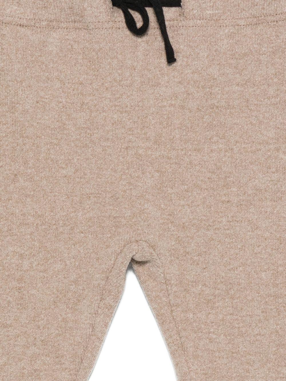 Pantaloni per neonata Album Di Famiglia Kids beige con coulisse - Image 2
