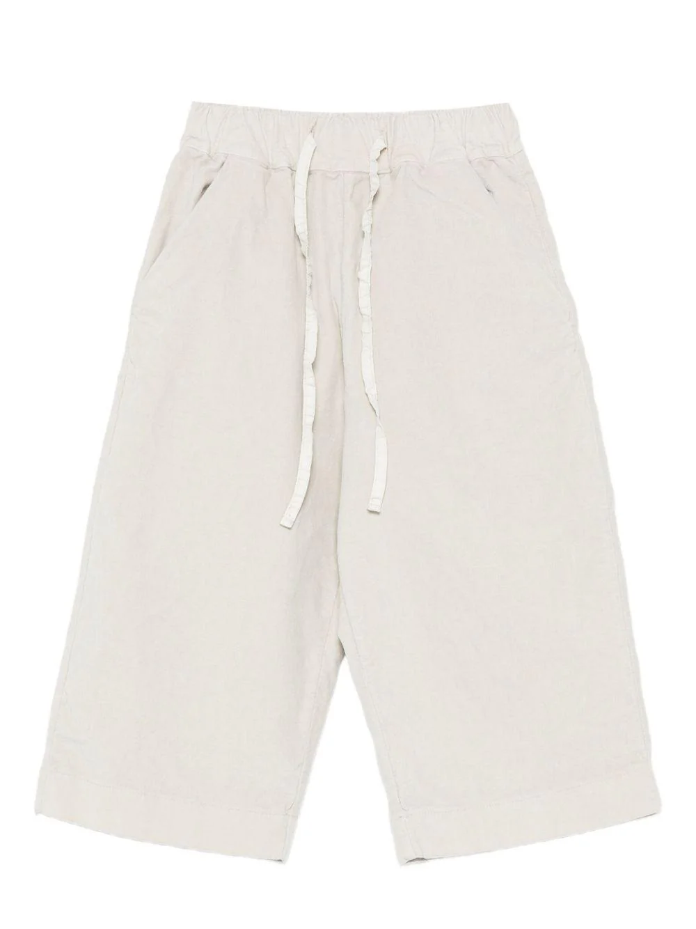 Pantaloni per neonata Album di Famiglia Kids beige con tasche posteriori applicate