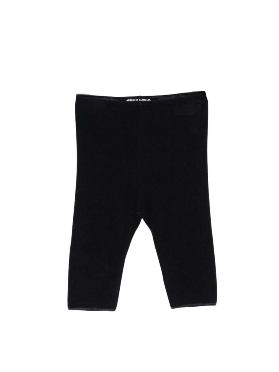 Pantaloni per neonata Album Di Famiglia Kids neri con elastico in vita