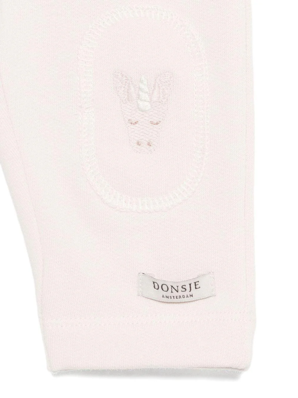 Pantaloni per neonata Donsje bianchi con motivo unicorno - Image 3