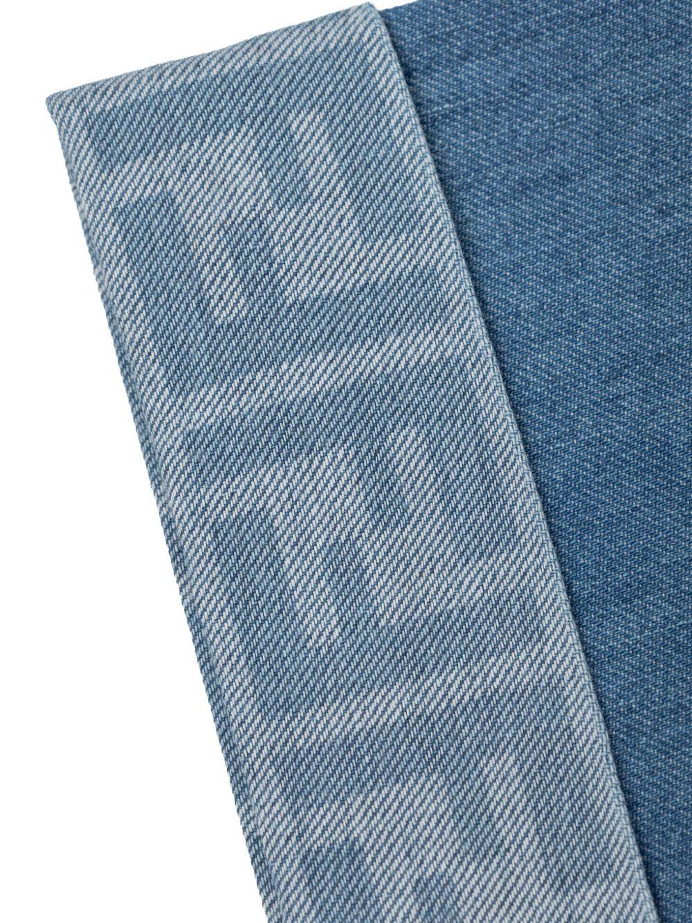 Pantaloni per neonata Fendi Kids in denim con elastico in vita - Image 2