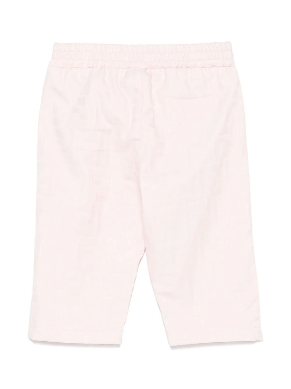 Pantaloni per neonata Fendi Kids rosa con elastico in vita - Image 3