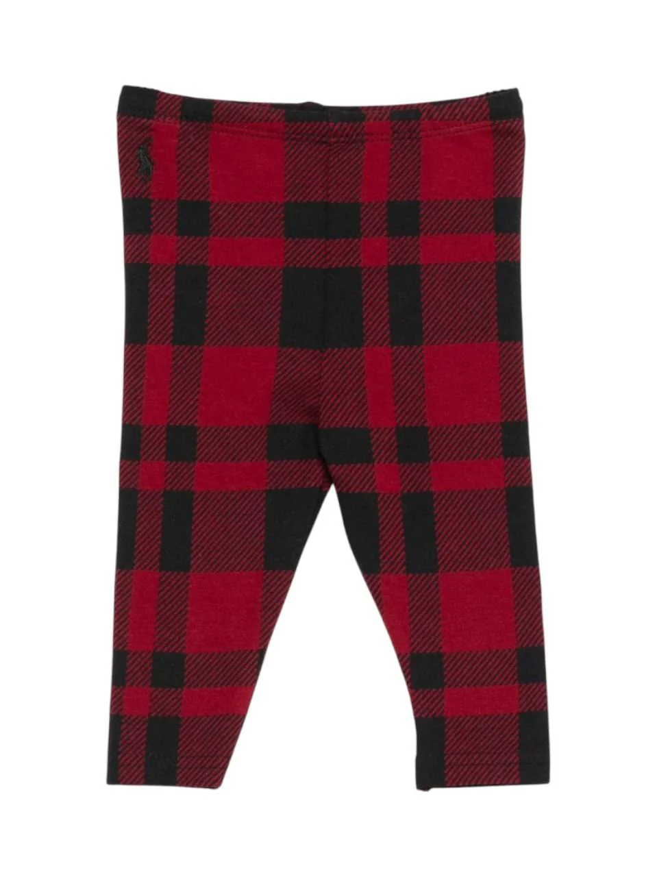 Pantaloni per neonata Polo Ralph Lauren Kids rossi con motivo a quadri