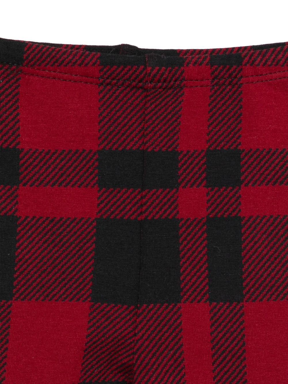 Pantaloni per neonata Polo Ralph Lauren Kids rossi con motivo a quadri - Image 3