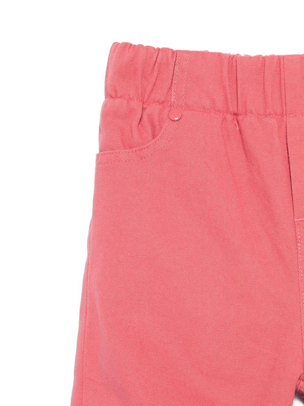 Pantaloni per neonata Stella McCartney Kids rosa con vita elasticizzata - Image 3