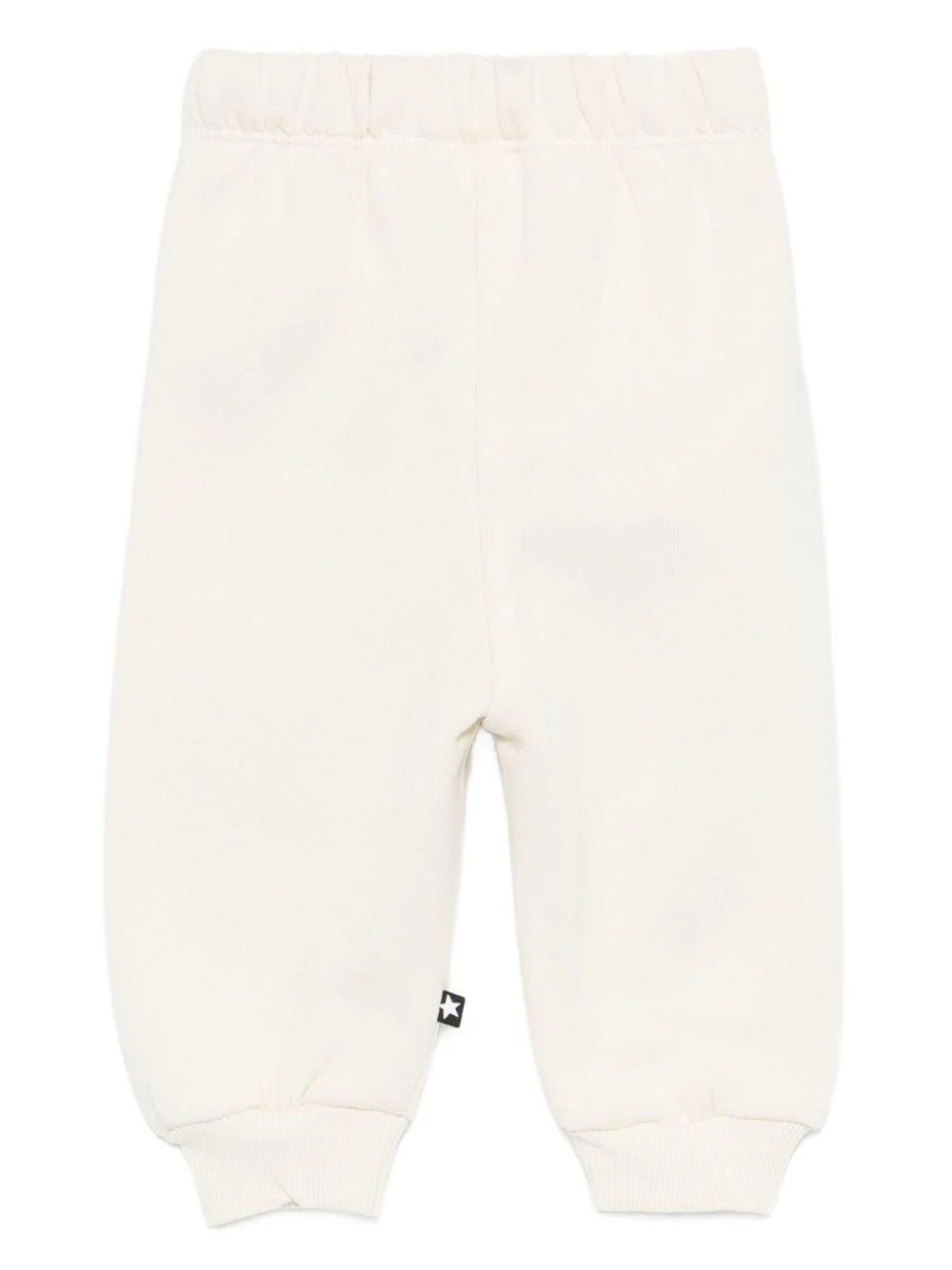Pantaloni per neonati Molo bianco con ricamo orsetto - Image 3
