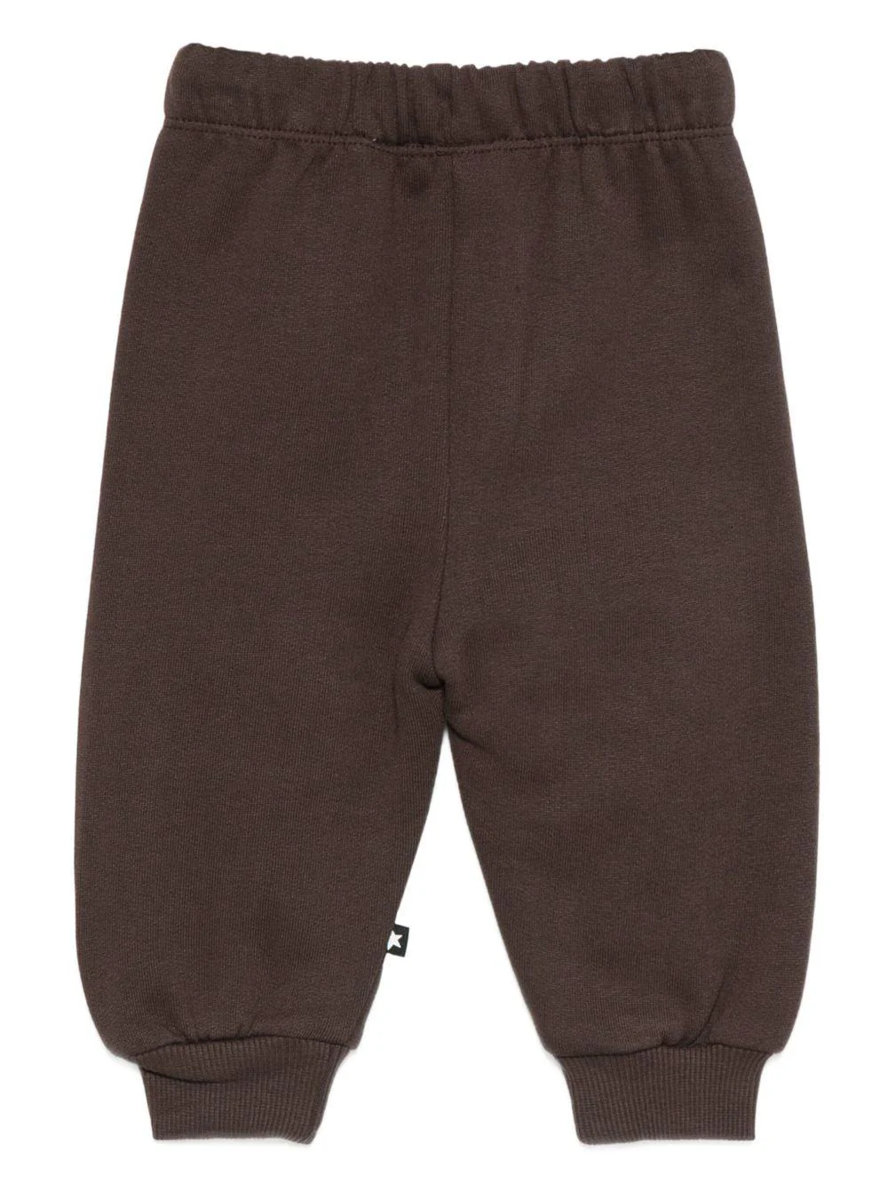 Pantaloni per neonati Molo marroni con ricamo orsetto - Image 3