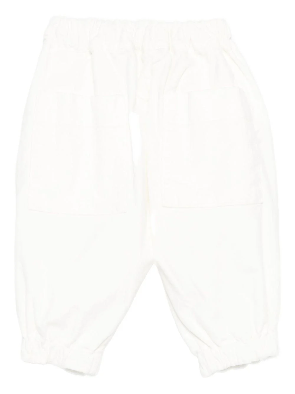 Pantaloni per neonato Album di Famiglia Kids bianchi con polsini elasticizzati - Image 2