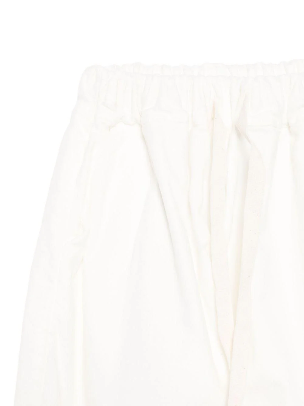 Pantaloni per neonato Album di Famiglia Kids bianchi con polsini elasticizzati - Image 3