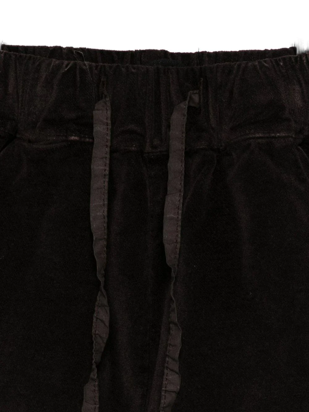Pantaloni per neonato Album di Famiglia Kids marroni con chiusura a coulisse - Image 3